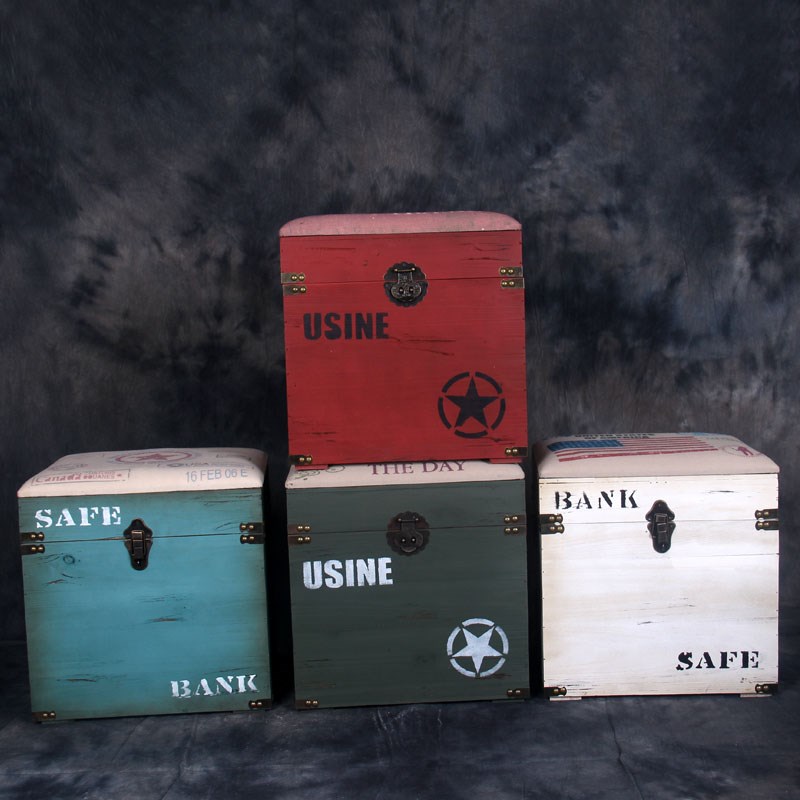 北欧风新生儿宝宝拍照道具影楼儿童摄影场景橱窗装饰木箱柜子