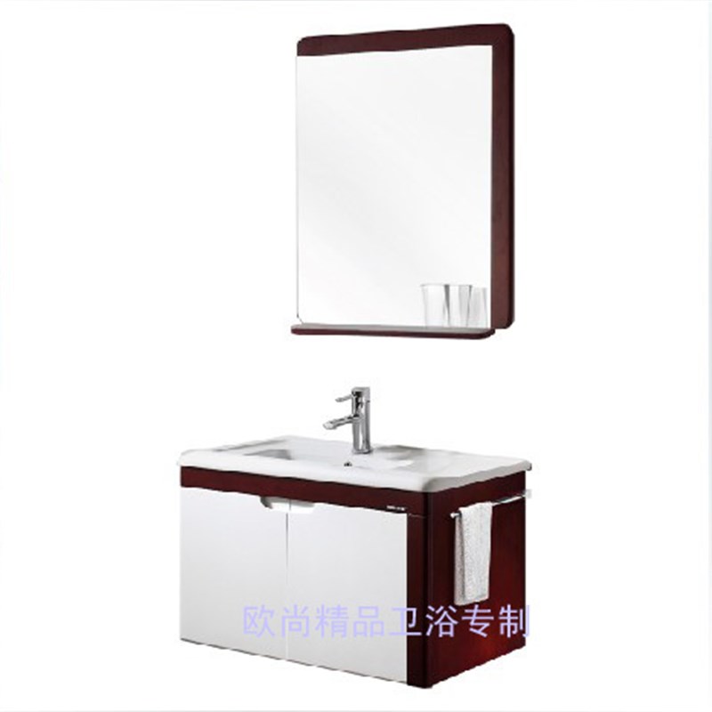 欧式美式橡木浴室柜组合洗脸盆柜洗手盆柜卫浴柜台盆柜吊柜TX650