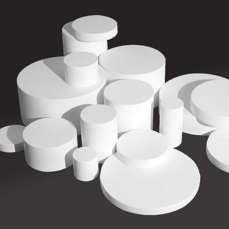 圆柱体小摆件拍照白色几何体展示台背景产品美食化妆品定制道具