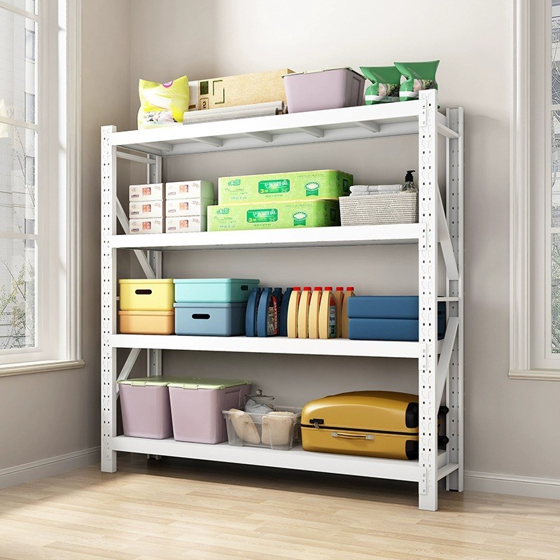 青岛家用货架置物架多层落地仓库B阳台储藏室杂物间商用钢制收纳