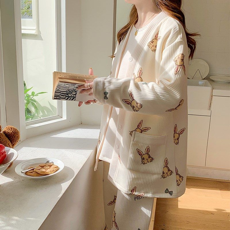 秋冬季空气棉月子服三件套春秋款纯棉产后孕妇睡衣哺乳产妇家居服,孕妇装/孕产妇用品/营养,家居服套装,淘宝优惠券,粉丝福利购,淘宝优惠卷