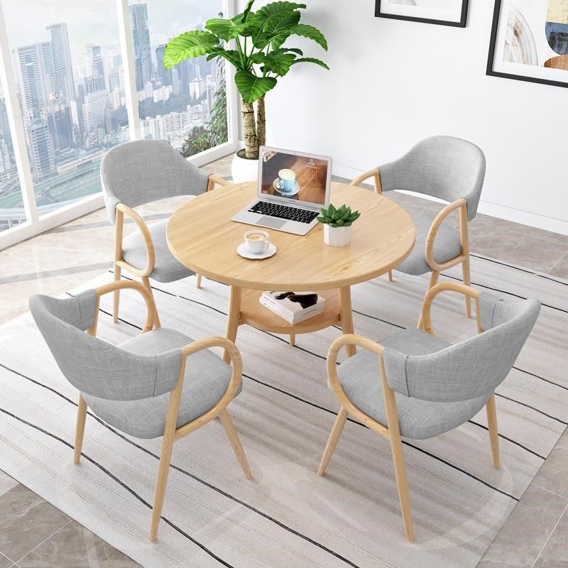 幼儿园会客家长休息区培训机构桌椅组合接待洽谈室圆桌休闲椅皮椅,住宅家具,板木餐桌,淘宝优惠券,粉丝福利购,淘宝优惠卷