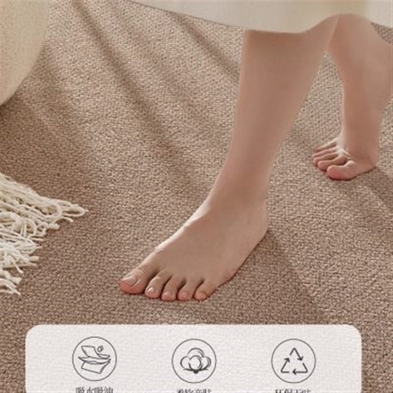 厨房地垫防滑防油可擦免洗耐脏家用进门垫子吸水吸油整铺地毯脚垫