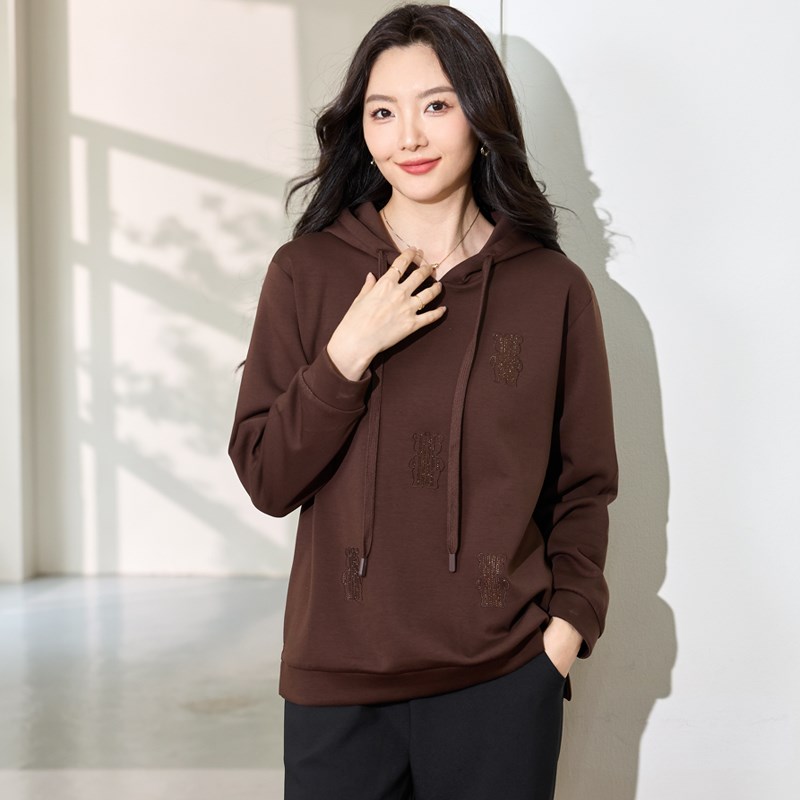 特大码女装秋装胖妹妹百搭时尚休闲上衣胖mm洋气时尚显瘦长袖卫衣