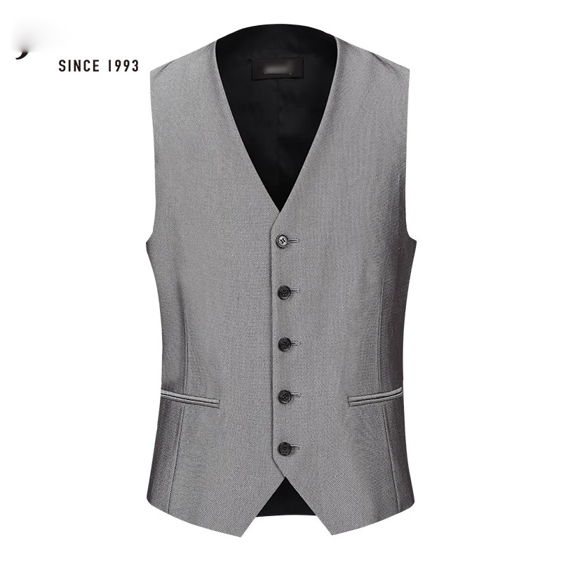 【吉牌】商务休闲男士西装马甲背心薄款抗皱