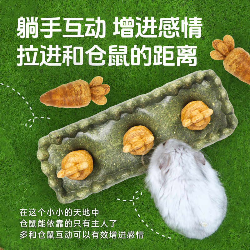 teewy萃微益仓鼠磨牙棒营养零食粮食造景可食用金丝熊兔子龙猫 - 封面