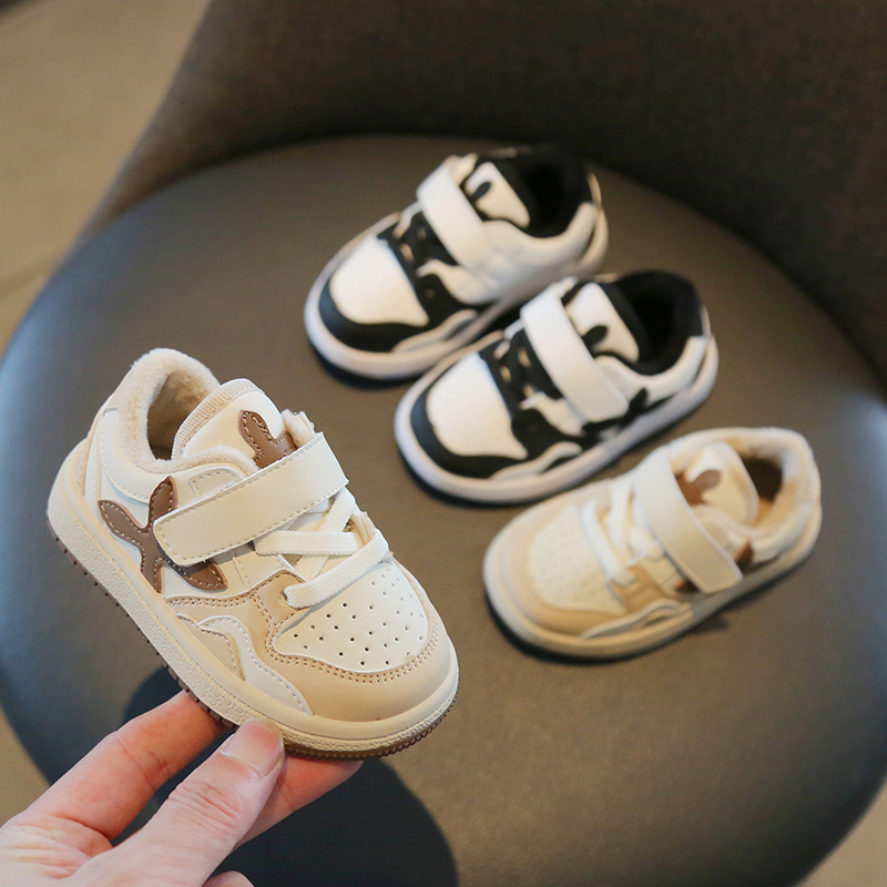 婴儿鞋子男e童运动鞋秋冬款儿童板鞋宝宝学步鞋加绒女童休闲小童