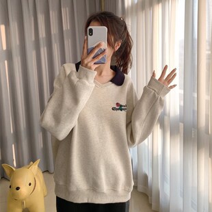 大码胖mm女装哺乳期上衣服外出春秋款辣妈M秋季秋冬款外穿秋装卫