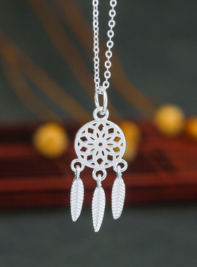 999纯银项炼女日韩短款锁骨细炼吊坠百搭学生个时尚送女友礼物