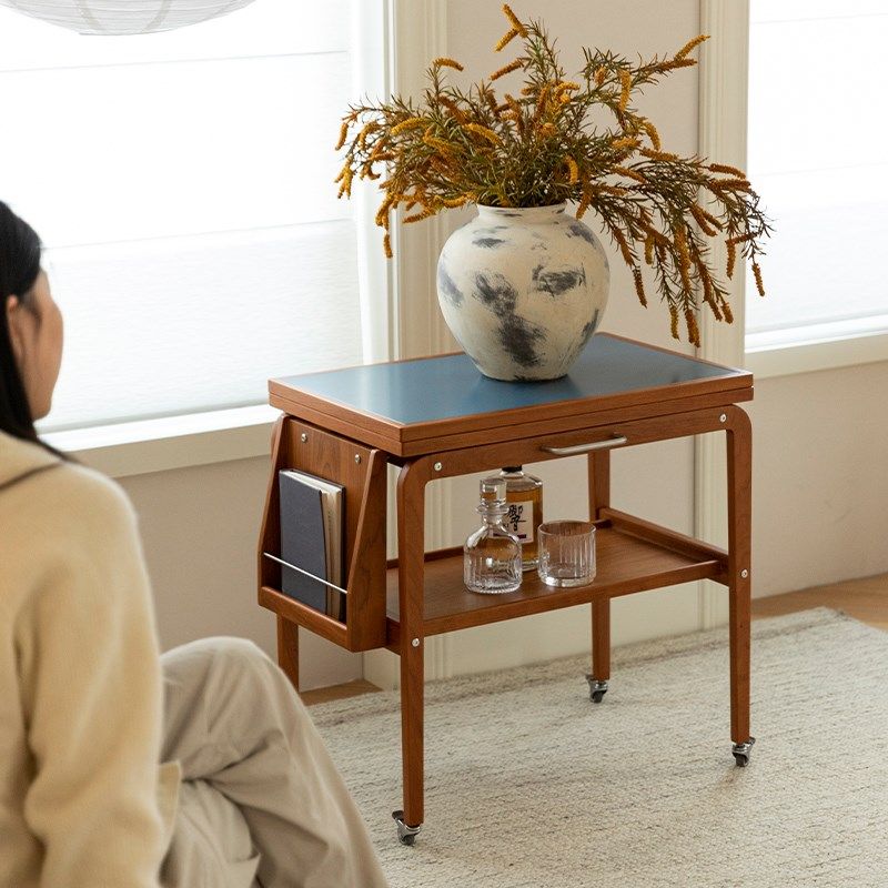 集木室物所伊瑟琳推车客厅家用茶几沙发边几小户型实木,住宅家具,移动边几/推车,淘宝优惠券,粉丝福利购,淘宝优惠卷