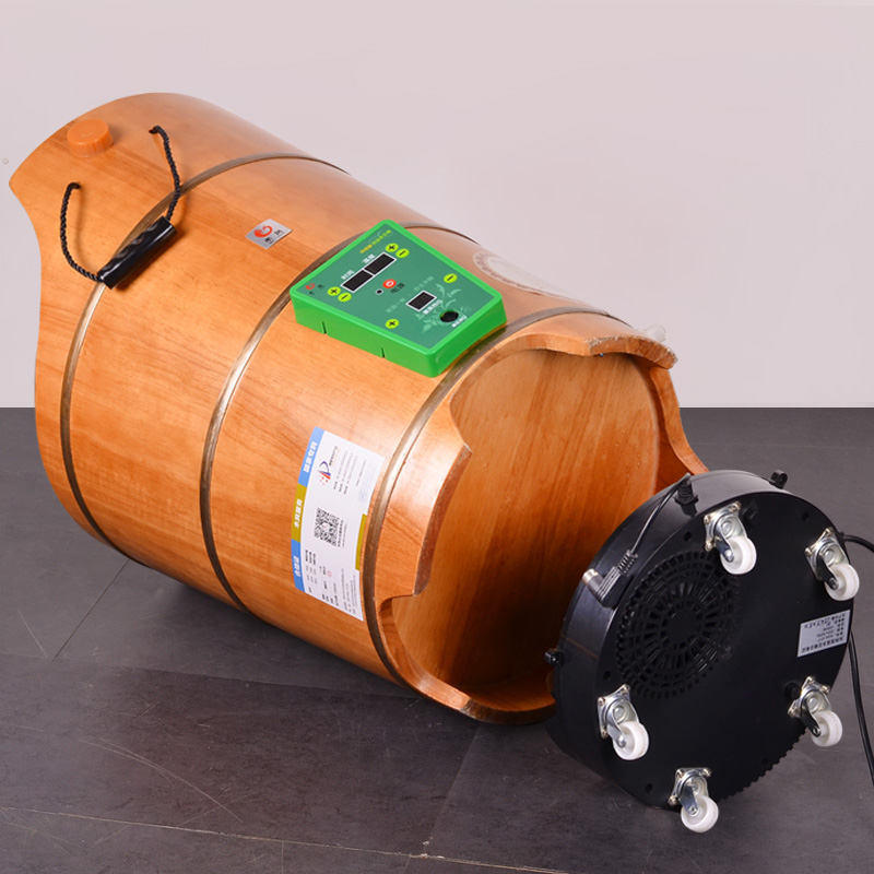 熏蒸一体泡脚木桶家用加热恒温桶木质盆足浴洗脚木盆过膝高深桶