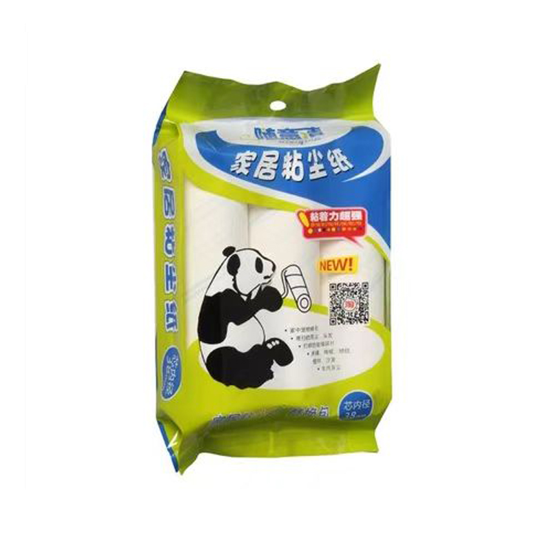 随意清斜撕粘毛器粘尘纸纸芯1cm替换纸 普通款1卷