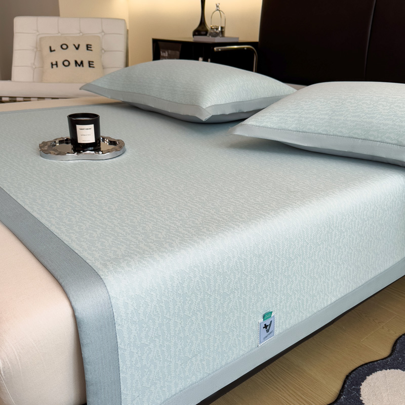 类 高端乙纶凉感冰丝席空调软席冰感丝凉席床垫三件可机洗夏季