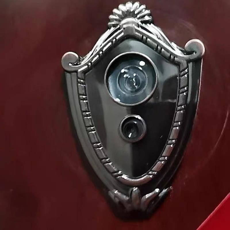 家用防盗器监控摄像头猫眼门镜堵孔门铃防盗门二合一通用老式.