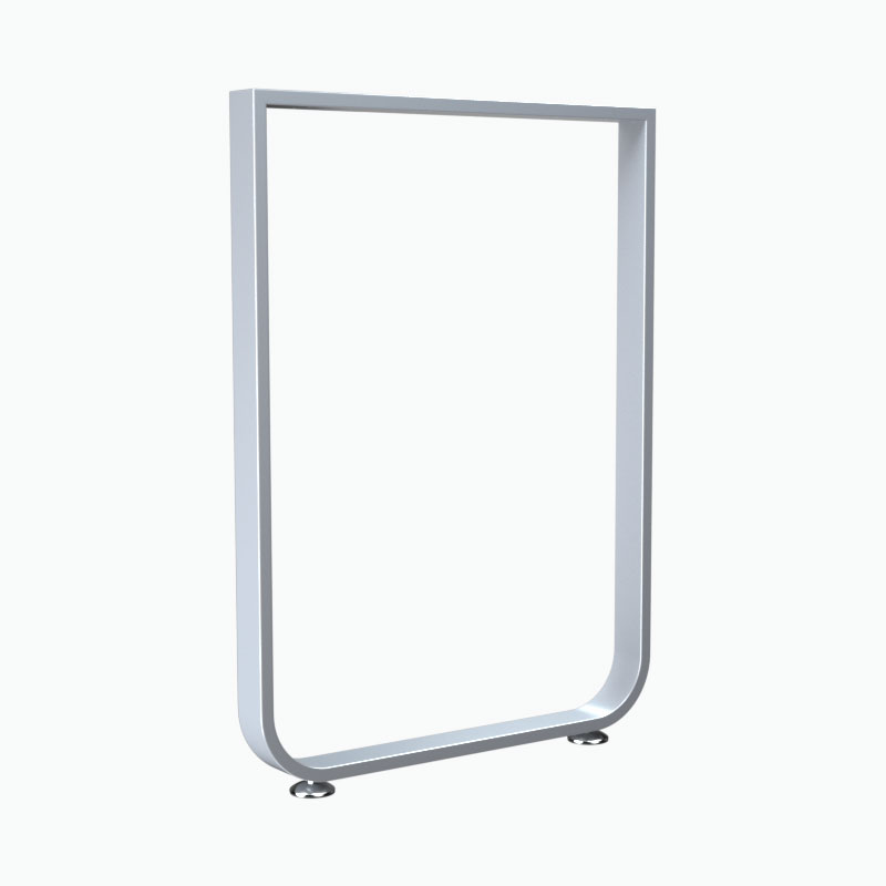 铁艺单边脚吧台支撑脚书桌支架台架桌架脚架橱柜脚金属腿铁架