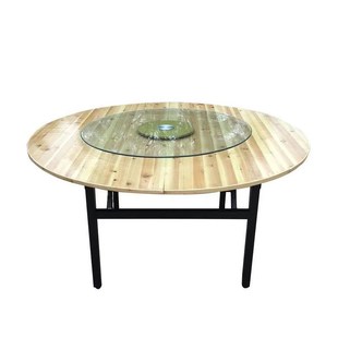 实木酒店对圆桌面大圆桌板家用.米.米餐桌杉木圆台面转盘