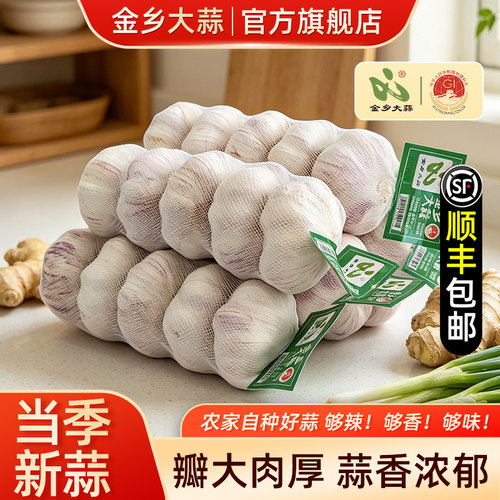 顺丰包邮金乡网兜干蒜2026年新蒜