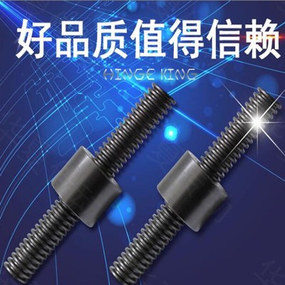 T牙丝杆 梯形牙 粗牙 T16*4*1000  发黑 全牙 正牙丝杆 配套螺母