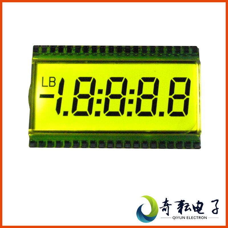 静态驱动4位半数字段码液晶屏直插焊接式段式lcd液晶显示屏EDS811