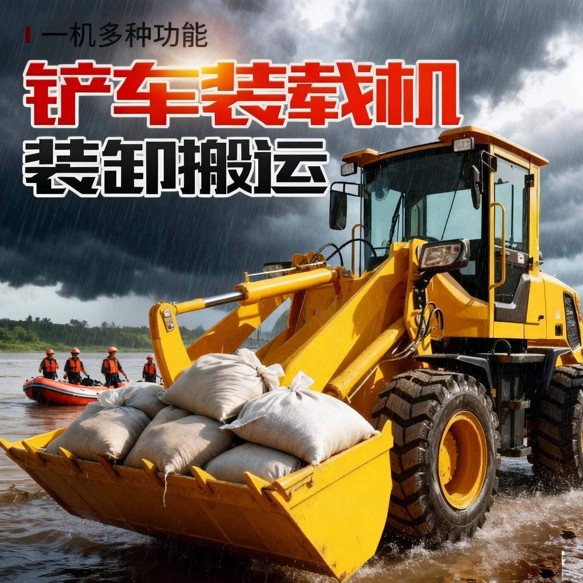 铲车小铲车装载机四驱小型家用柴油大型20养殖场农用抓草抓木机,五金/工具,装载机,淘宝优惠券,粉丝福利购,淘宝优惠卷