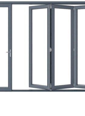 阳台推拉大折叠门活动隔断商铺阳光房小户型通风铝合金重型断桥