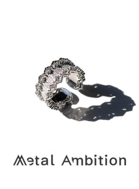 纯银拉丝戒指女高级感可调节轻奢高级感小众设计布拉提配饰新款