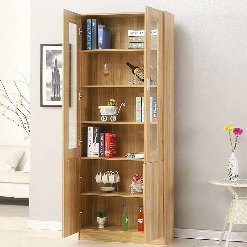 自由组合带门书柜书架简约现代置物架客厅柜子玻璃收纳储物柜书橱,住宅家具,单个书柜,淘宝优惠券,粉丝福利购,淘宝优惠卷