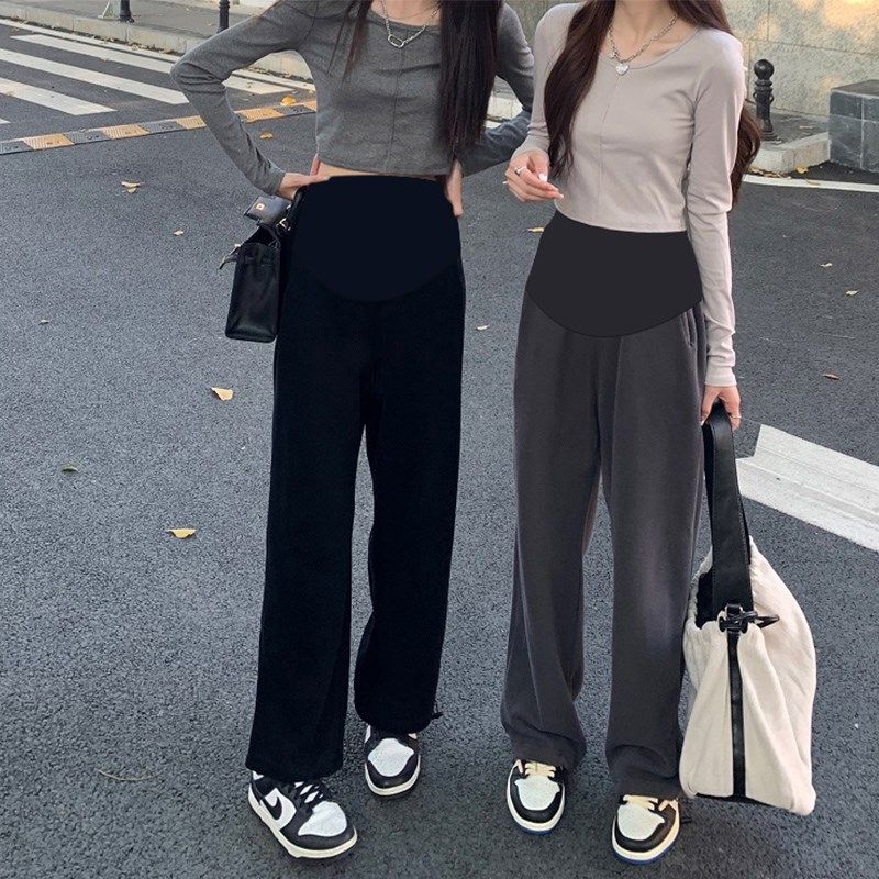 2023新款秋季孕妇运动裤束脚宽松抽阔腿直筒两穿休闲大码托腹长裤,孕妇装/孕产妇用品/营养,孕妇休闲裤,淘宝优惠券,粉丝福利购,淘宝优惠卷