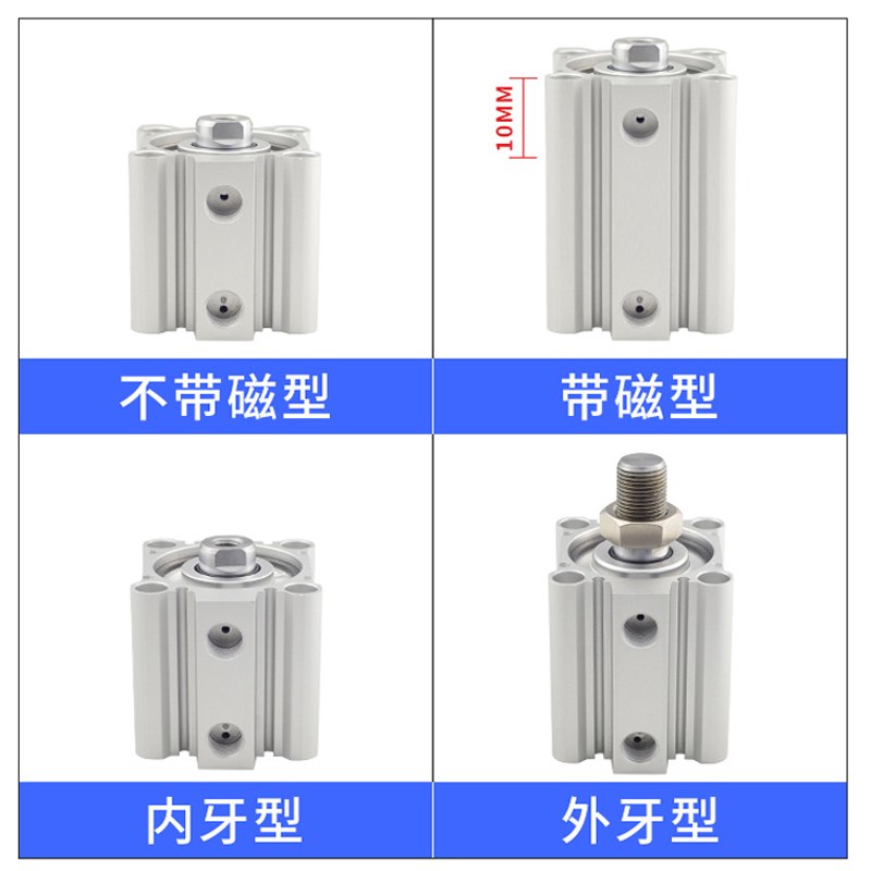 CQ2B小型气动薄型气缸Q2B/1/20//2////X100X10D*