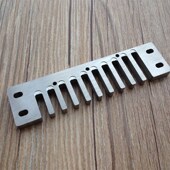 钛格定制 和莱9通用 纯钛金属十布鲁斯口琴琴格