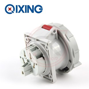 启星暗装工业插座Q 三相五孔工业插座直式插座