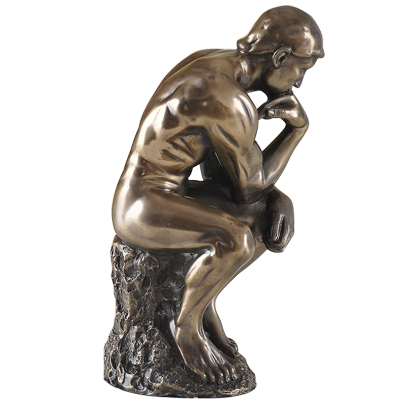 家居摆件欧式现代雕塑工艺品罗丹艺术品思想者思考者摆件仿铜摆设