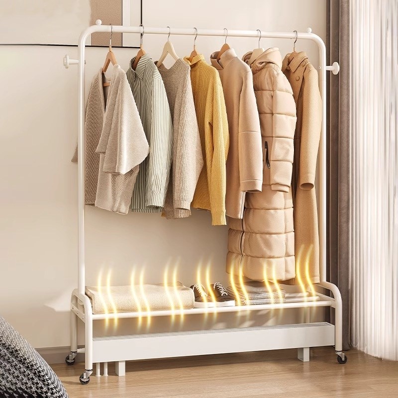 踢脚线取暖器烘衣架暖气片上方两用晾衣架落地卧室贴脚线家用烘干