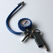 汽车轮胎带枪胎压表监测仪带放气吹尘压气泵充气枪气压计