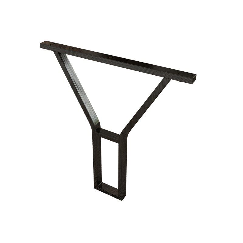 定制桌腿吧台支撑架岛台支架书桌餐台脚梳妆台Y型金属桌腿