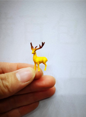 热卖创意树脂动物小鹿奇石假山盆景鱼缸沙盘枯山水微景观装饰