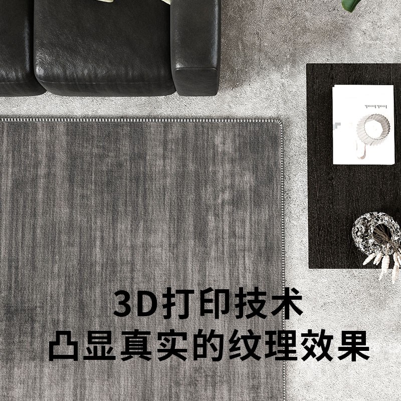 地毯客厅2024年新款高级卧室床边毯现代简约大面积全铺免打理地垫