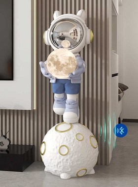 创意宇航员落地大型客厅沙发边卧室酒店会所乔迁新居装饰品