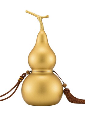 铜掌柜铜葫芦盖空心龙头金色葫芦黄铜葫芦挂件家居玄关装饰