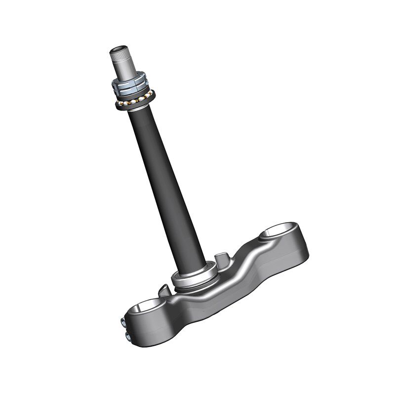 升仕E踏板车前叉总成减震避振器前轮上下联板方向柱轮胎碟刹盘