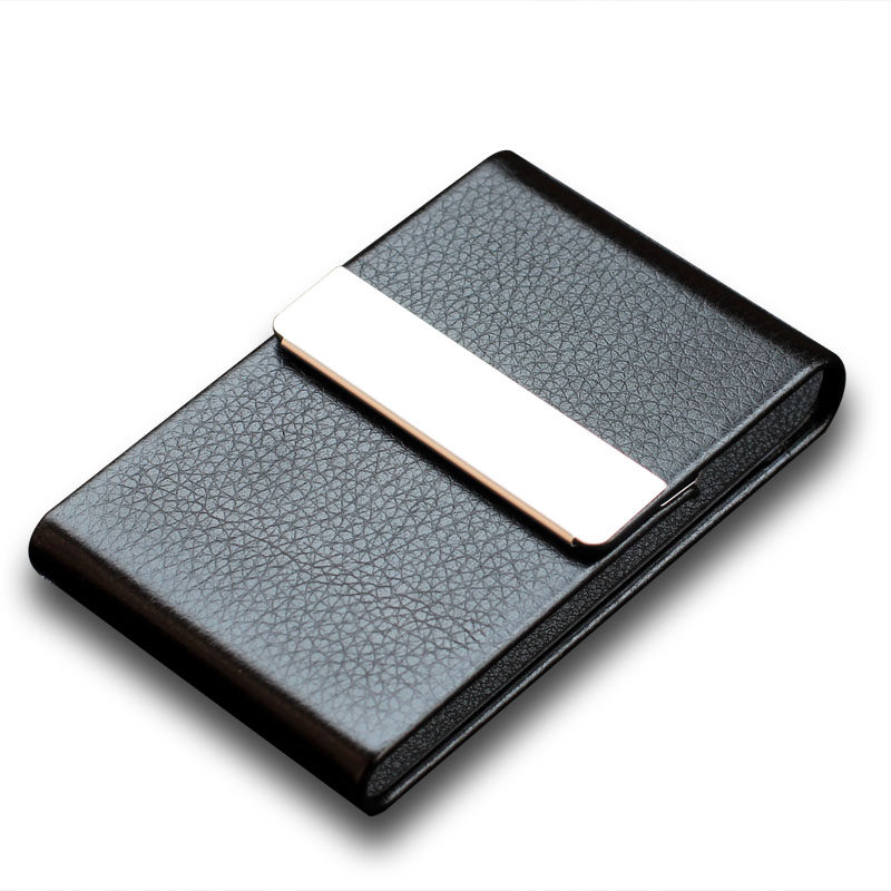 男士高档商务名片盒男式创意时商务洽谈便捷式名片夹免费刻字LOO,文具电教/文化用品/商务用品,名片盒,淘宝优惠券,粉丝福利购,淘宝优惠卷
