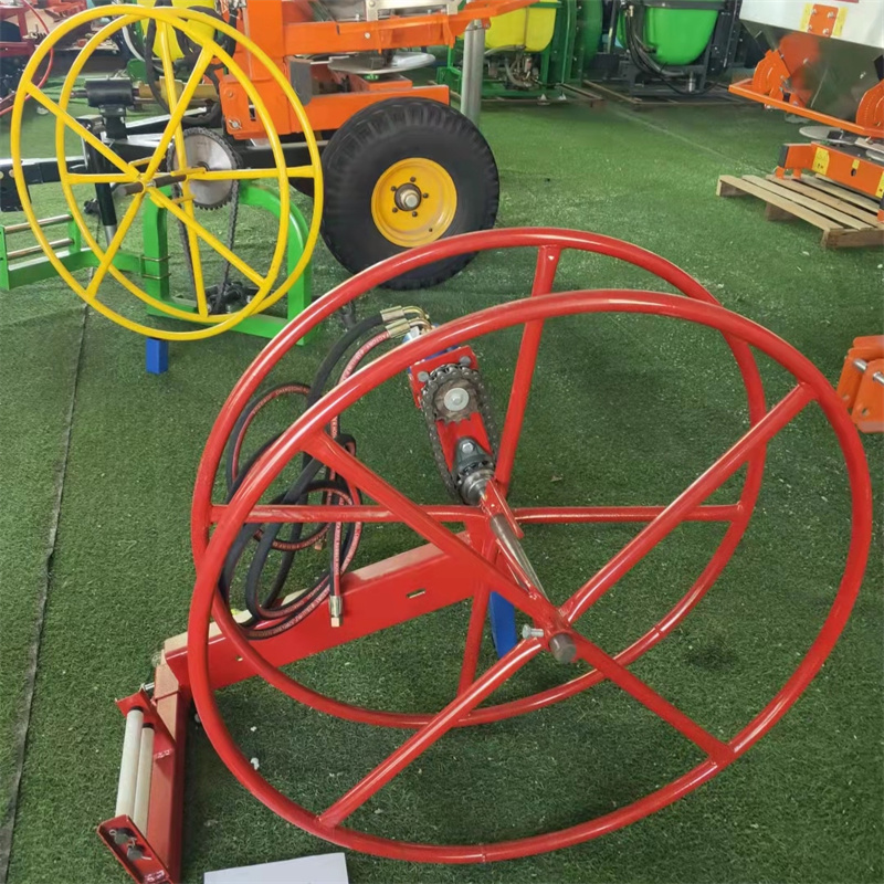 农用缠管器拖拉机后传动轴配收管浇地水管灌溉喷灌滴管带回收机子
