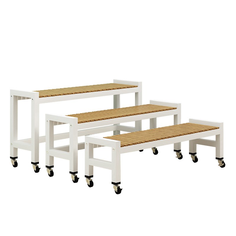 花架阳台202新款带轮加宽窗台植物花架子客厅落地式置物层架