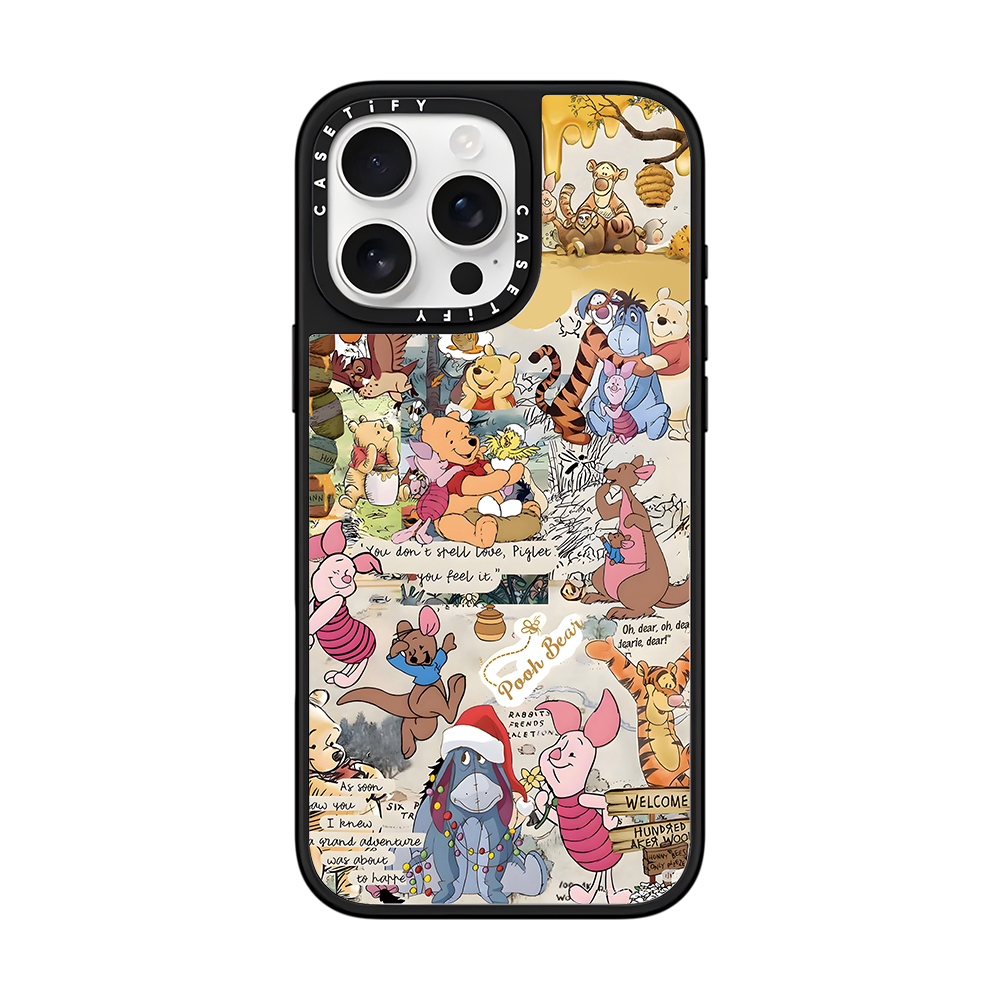 CASE小熊维尼适用iPhone17P苹果15Pro手机壳12潮牌13防摔套14个性