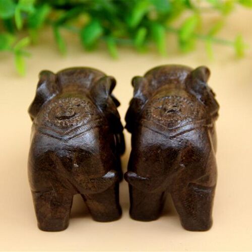 沉香木雕手把件象崖柏黑檀香红木紫檀大象 小象实木饰品
