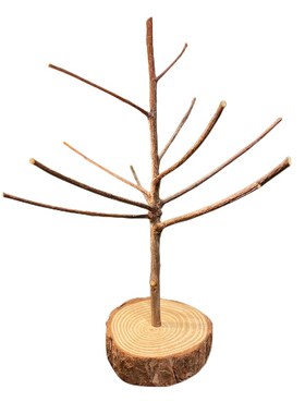 带皮树杈桌面装饰造景架子干树枝造型手工创意幼儿园环创