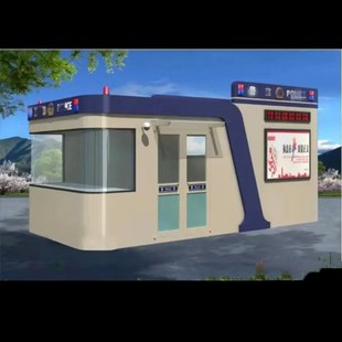 门卫保安室厂家异形执勤门岗治安岗亭警务室交通劝导房驿站