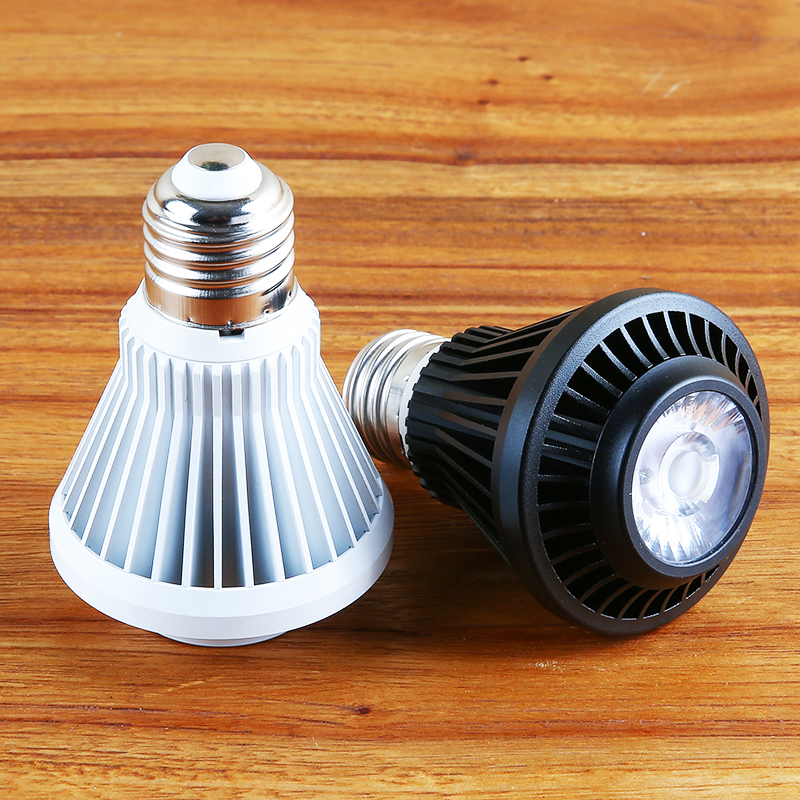 led聚光灯泡 e27螺口射灯泡par20帕灯餐厅餐桌超亮单灯嵌入式光源