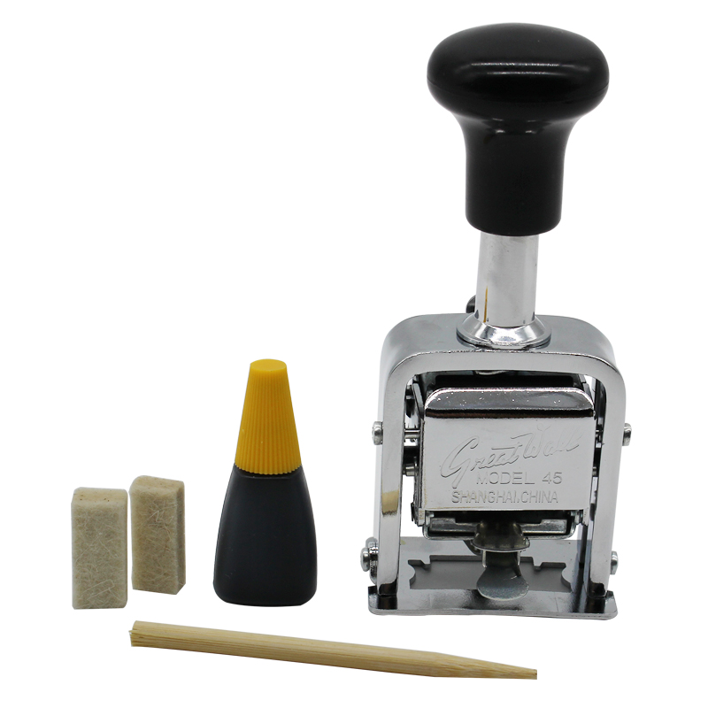 长城牌自动号码机 位数号码机 数字印章 资料打码机 5#页码器