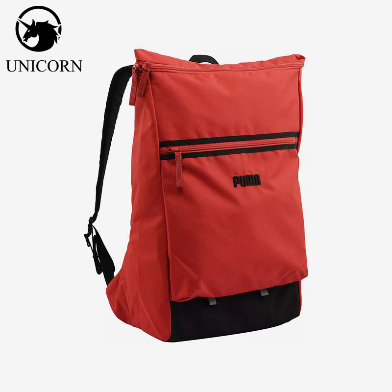 Puma/彪马正品新款情侣款番茄红黑色学院风经典双肩背包091423-01